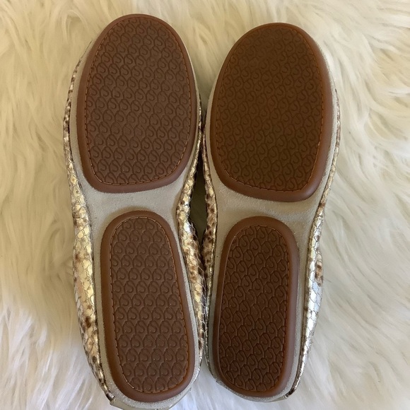 New Yosi Samar Samara Metallic Ballet Flats Sz-8 - Picture 6 of 9